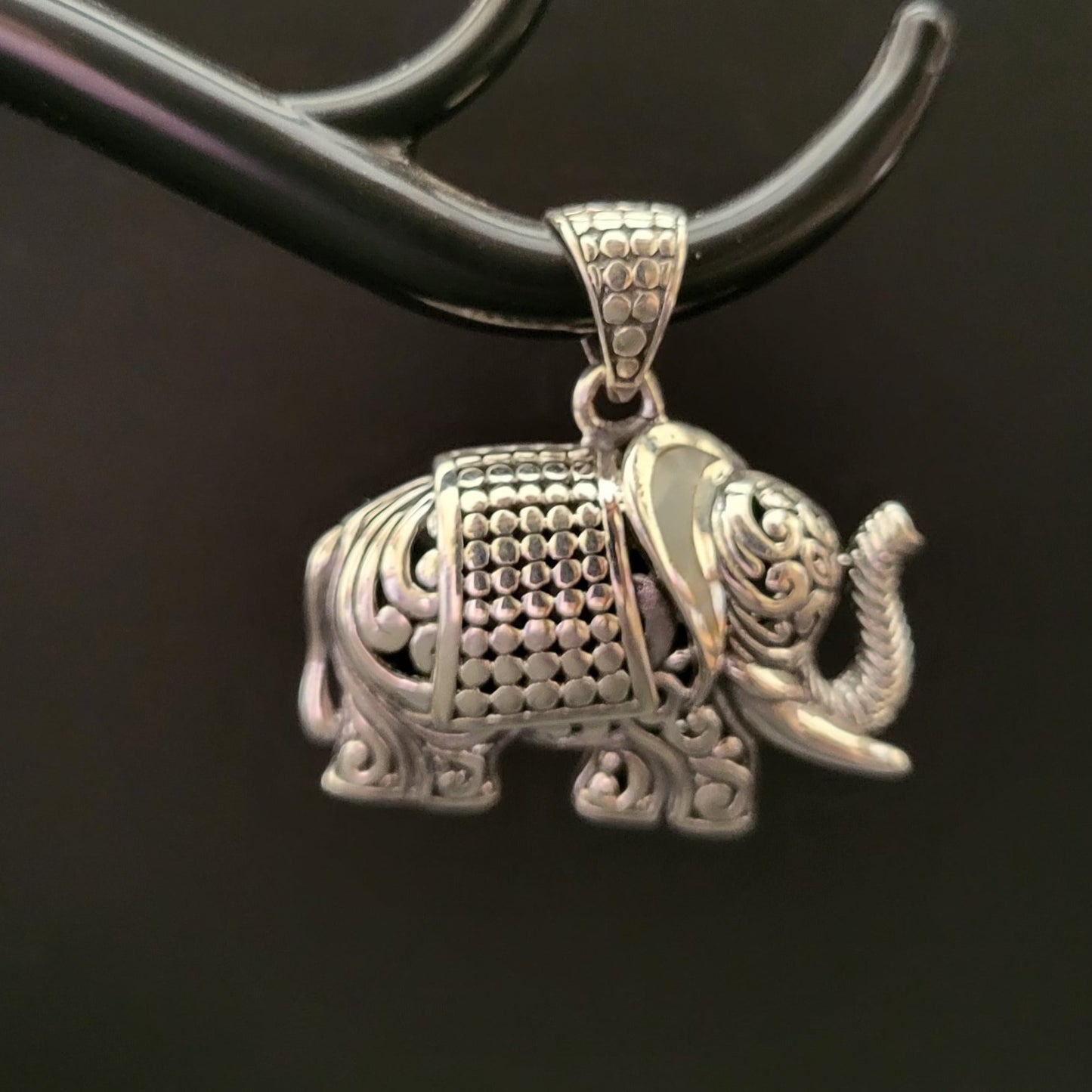 "Royal Tusks" Silver Pendant