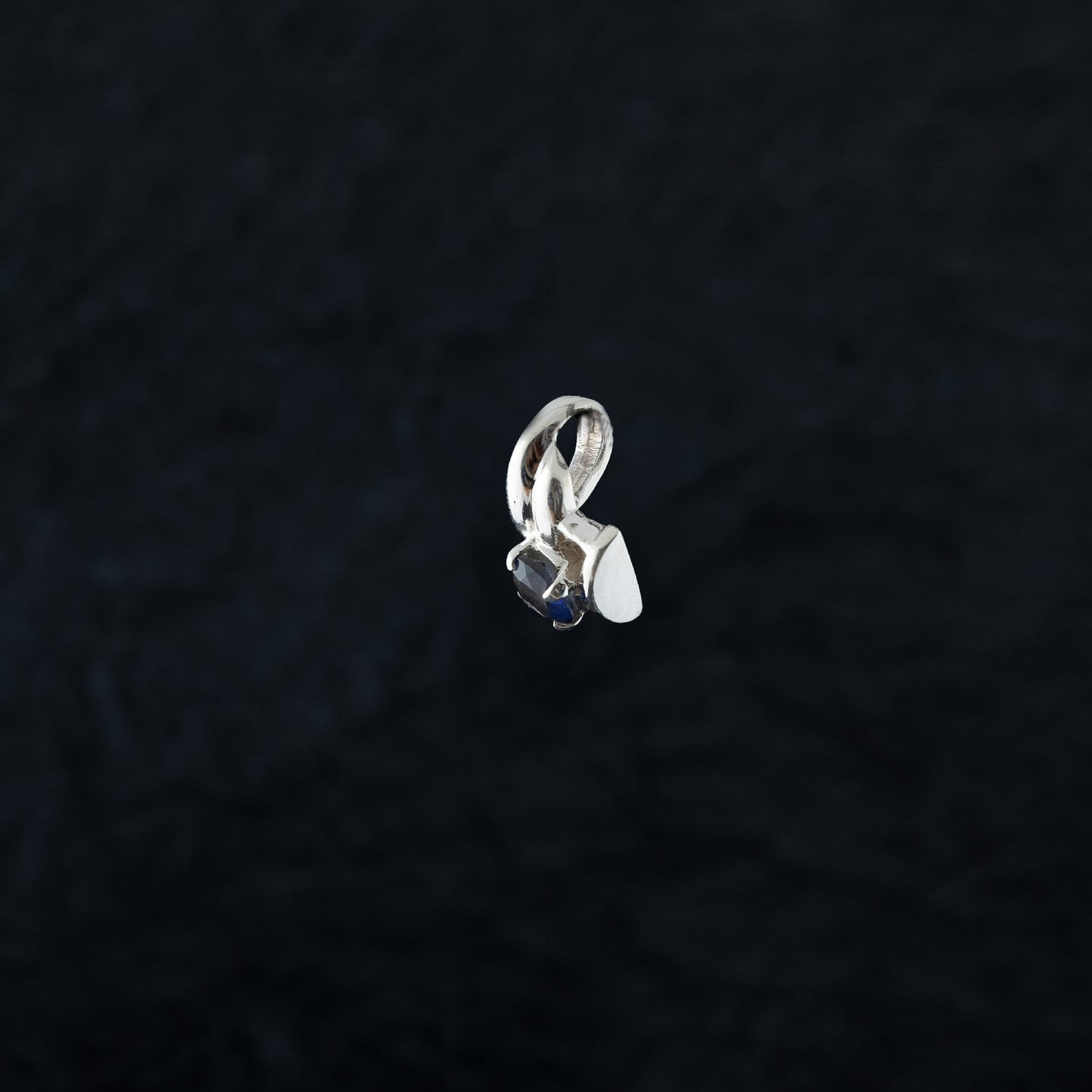 "Lustrous Lolite" Silver Pendant with Lolite Crystal