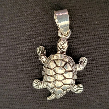 "Slowpoke" Silver Pendant