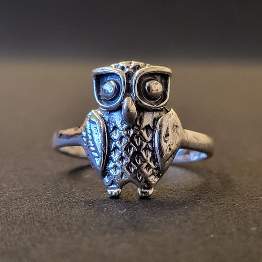 "Wisdom Watch" Silver ring