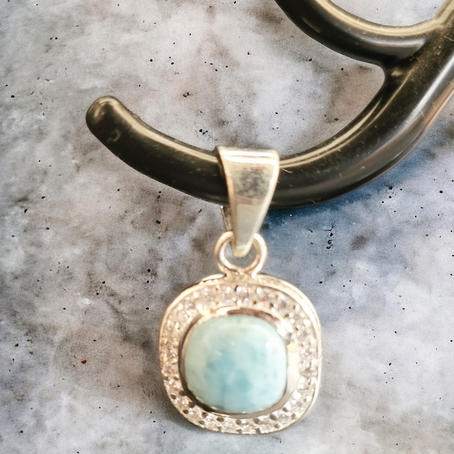 "Royal Essence Pendant" Pendant with Larimar